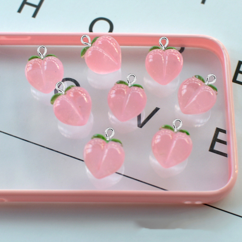 10Pcs New Transparent Peach Fl - Resin Craft Projects review and price