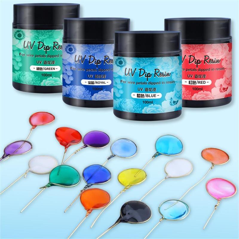 100ml UV DIP Resin Glue For Wi - Flower Preservation Resin review and price