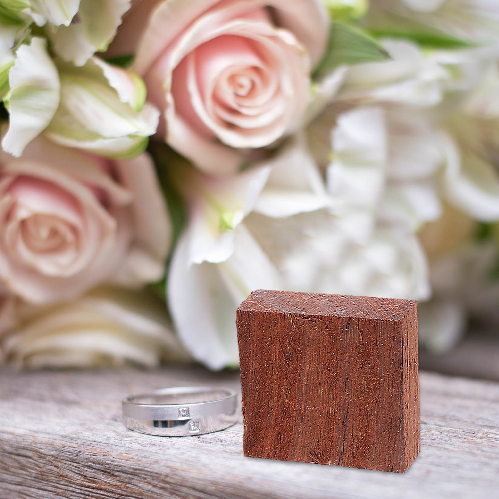 4Pcs Natural Handmade Wooden R - Wood Ring Blank review and price