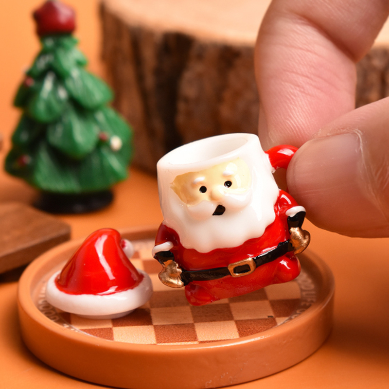 Mini Santa Teacup Ornament - R - Resin Craft Supplies review and price