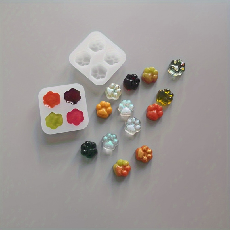 1Cat Paw Pattern Silicone Mold - Resin Craft Ideas review and price