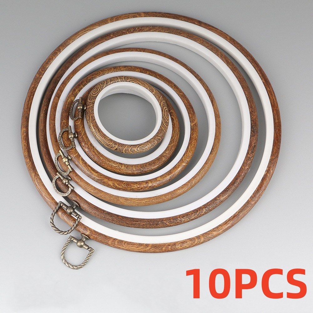 10pcs/Set 7.5-26cm Round Woode - Wood Ring Blank review and price