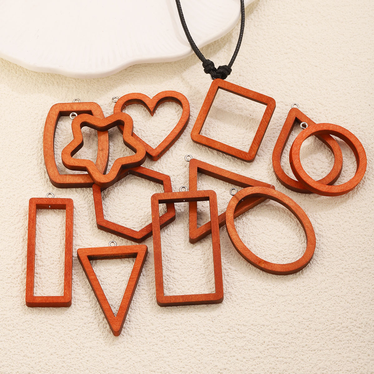 10PCS Triangle Rectangle Wood  - Resin Craft Projects review and price